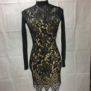 Material Girl Juniors Openback Lace Bodycon Dress